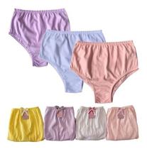 Kit 6 Calçolas De Malha Algodão Calcinha Senhora Feminina