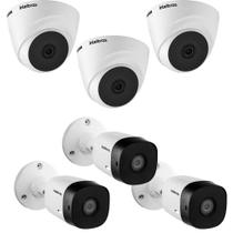 Kit 6 Câmera Intelbras 1120B e 1120D vhl Kit 6 Câmera Intelbras 1120B e 1120D vhl