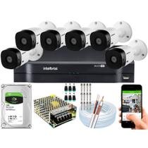 Kit 6 Câmeras 1220b Intelbras Hd 720p Dvr intelbras Full HD C/Hd 1tb Kit 6 Câmeras 1220b Intelbras Hd 720p Dvr intelbras Full HD C/Hd 1tb