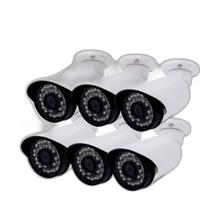 Kit 6 Câmeras Ahd 2Mp-3.6Mm Uso Int/Ext +Conectores Bnc E P4