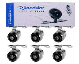 Kit 6 Câmeras De Ré Roadstar Dinâmica Tipo Borboleta - RS203BR Kit 6 Câmeras De Ré Roadstar Dinâmica Tipo Borboleta - RS203BR