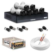 Kit 6 Câmeras De Segurança Intelbras Hd 720p Com Dvr Mhdx 1008-c Full Hd L Completo 100% Intelbras Kit 6 Câmeras De Segurança Intelbras Hd 720p Com Dvr Mhdx 1008-c Full Hd L Completo 100% Intelbras