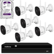 Kit 6 Câmeras de Video Wi-fi Full HD IM5 SC Externas