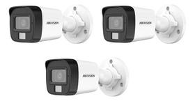 Kit 6 Câmeras Ds-2ce16d0t-lpfs Com Microfone E Led