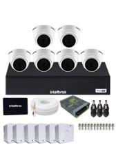 Kit 6 Câmeras Intelbras 1120d Dvr Mhdx 1108-c Com Ssd 512gb Intelbras Instalado Kit 6 Câmeras Intelbras 1120d Dvr Mhdx 1108-c Com Ssd 512gb Intelbras Instalado