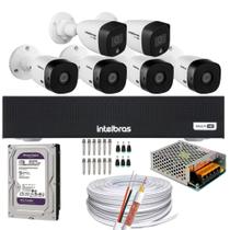 Kit 6 Câmeras Intelbras 2 cam Full Color 4 cam 1220b Full Hd Dvr Mhdx 1008-C Kit 6 Câmeras Intelbras 2 cam Full Color 4 cam 1220b Full Hd Dvr Mhdx 1008-C