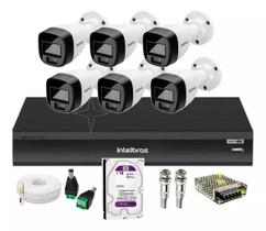 Kit 6 Cameras Intelbras 3220 Full Color Com Microfone, Dvr 8ch Imhdx 3008, 1tb Purple Kit 6 Cameras Intelbras 3220 Full Color Com Microfone, Dvr 8ch Imhdx 3008, 1tb Purple