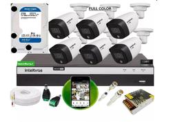 Kit 6 Cameras Intelbras Full Color Dvr 8ch Full C/ 1t Kit 6 Cameras Intelbras Full Color Dvr 8ch Full C/ 1t