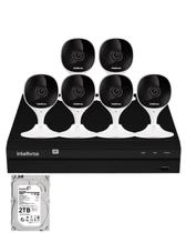 Kit 6 Câmeras Intelbras Imx-c Full Hd Nvd 1408 Intelbras Com Hd 2Tb