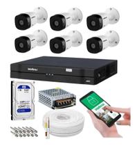 Kit 6 Câmeras Intelbras Multi Hd 1120b Dvr 8 Canais Com Hd Kit 6 Câmeras Intelbras Multi Hd 1120b Dvr 8 Canais Com Hd