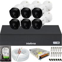 Kit 6 Câmeras Intelbras Multi Hd Dvr 8 Canais Intelbras Hd 320gb Kit 6 Câmeras Intelbras Multi Hd Dvr 8 Canais Intelbras Hd 320gb