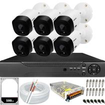 Kit 6 Câmeras Intelbras Vhl 1120b Hd 20m Dvr 08ch Hd 500gb Kit 6 Câmeras Intelbras Vhl 1120b Hd 20m Dvr 08ch Hd 500gb