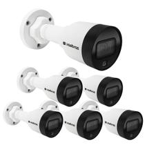 Kit 6 Câmeras IP 2 Megapixels 3.6mm 20m PoE VIP 1220 B FULL COLOR G4 Intelbras