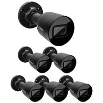 Kit 6 Câmeras IP 2 Megapixels 3.6mm 30m PoE VIP 1230 B BLACK G4 Intelbras