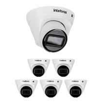 Kit 6 Câmeras IP 2 Megapixels 30m PoE VIP 1230 D G5 Intelbras