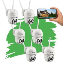 Kit 6 Câmeras Jortan Wi-fi Externa Hd Com Visão Noturna Kit 6 Câmeras Jortan Wi-fi Externa Hd Com Visão Noturna