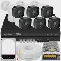 Kit 6 Cameras Seguranca Full Hd 10a Dvr Intelbras 1208 1 Tb
