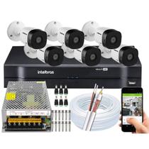 Kit 6 Câmeras Segurança Hd 720p Dvr Intelbras Mhdx 1108