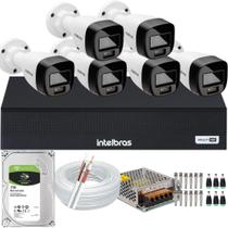 Kit 6 Cameras Segurança Intelbras VHD 3220b+ Microfone Audio Full Color 1080p Dvr Mhdx 3008c 1TB Kit 6 Cameras Segurança Intelbras VHD 3220b+ Microfone Audio Full Color 1080p Dvr Mhdx 3008c 1TB