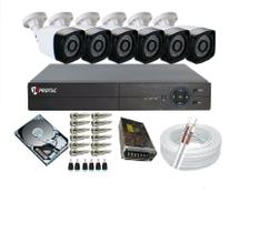 Kit 6 Câmeras Segurança Monitore Sua Casa Celular 24 Horas Kit 6 Câmeras Segurança Monitore Sua Casa Celular 24 Horas