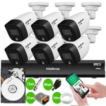 Kit 6 Câmeras Segurança VHD 1220 B Full Color Full HD 1080p + Gravador iMHDX 3008 8 Ch C/Hd 2Tb Kit 6 Câmeras Segurança VHD 1220 B Full Color Full HD 1080p + Gravador iMHDX 3008 8 Ch C/Hd 2Tb