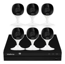 Kit 6 Câmeras Wifi Full Hd Imx C/ Nvd 8 Canais Intelbras