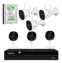 Kit 6 Câmeras Wifi Interna E Externa Com Nvd 8 Canais Hd 500gb