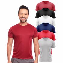 Kit 6 Camisas Masculina Manga Curta Dry Fit Proteção Uv
