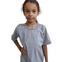 Kit 6 Camiseta Basica Juvenil Infantil Menino Menina 100% algodão