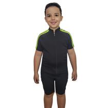 Kit 6 Camiseta E Bermuda Ciclista Ciclismo Mtb Bike Infantil Masculino