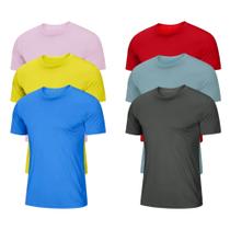 Kit 6 Camiseta Gola Redonda Masculino