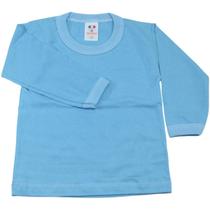 Kit 6 camisetas criança manga longa 425