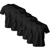 Kit 6 Camisetas Masculina 100% Algodão Básica Premium 30.1
