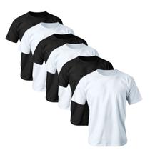 Kit 6 Camisetas Masculina 100% Algodão Básica Premium 30.1