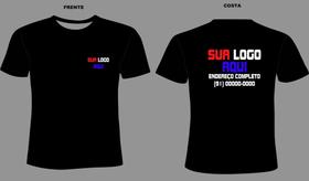 Kit 6 Camisetas Uniformes Personalizados em Silk Screem Para Empresas - Estamparia Vasconcelos