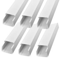 Kit 6 Canaleta Ar Split CB80 até 30.000 Btus 1 Metro
