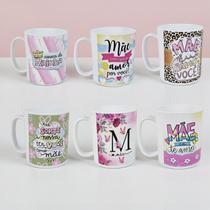 Kit 6 Caneca de Dia Das Mães 400ml Presente Lembrancinha Mãe Cor:Sortidas Kit 6 Caneca de Dia Das Mães 400ml Presente Lembrancinha Mãe Cor:Sortidas