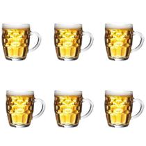 kit 6 Caneca Namur de Cerveja de Vidro Premium 545 ml - Em Casa Tem