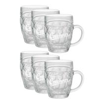 Kit 6 Caneca Transparente De Cerveja Czechvar 300ml Kit 6 Caneca Transparente De Cerveja Czechvar 300ml