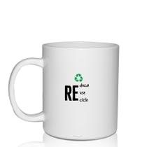 Kit 6 Canecas Branca Eco Adote Um Copo Krystalon