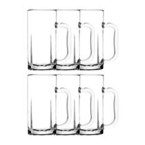 Kit 6 Canecas Bremen De Chopp Cerveja De Vidro 300ml Bar Restaurante