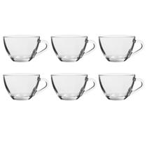 Kit 6 Canecas Café expresso Capuccino Chá Coffee Classic 250ml