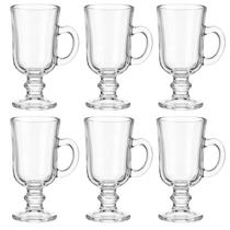 Kit 6 Canecas Irish Vidro 120ml Café Class Home Kit 6 Canecas Irish Vidro 120ml Café Class Home