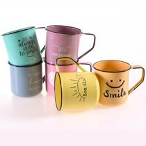 Kit 6 Canecas Vintage GRANDE Aço Esmaltado SORTIDO - BENE CASA Kit 6 Canecas Vintage GRANDE Aço Esmaltado SORTIDO - BENE CASA