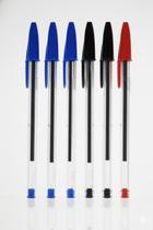Kit 6 caneta bic cristal azul/preta/vermelha Kit 6 caneta bic cristal azul/preta/vermelha