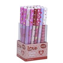 kit 6 Caneta Esferográfica Molin Love Heart Cores Sortidas