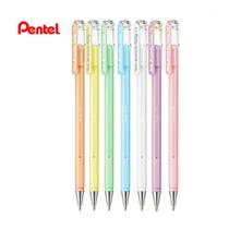 Kit 6 Caneta Gel Hybrid Milk 0.8mm Tom Pastel Pentel