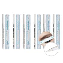 Kit 6 Caneta Marcação Cirúrgica Branca com Régua para Olhos e Desing Tondaus Ponta 1.0mm Kit 6 Caneta Marcação Cirúrgica Branca com Régua para Olhos e Desing Tondaus Ponta 1.0mm
