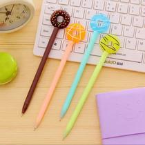 Kit 6 canetas de gel boias criativa material escolar fofo novidade