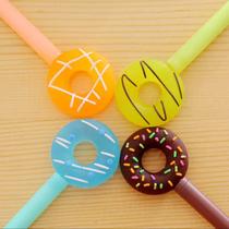 Kit 6 canetas de gel boias criativa para escola/escritório decorativo